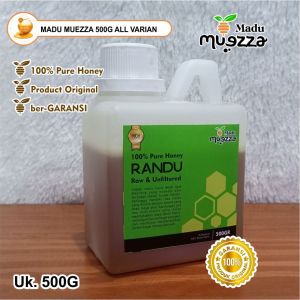 MADU RANDU ASLI MADU MUEZZA Grade A uk. 500GR 100% PURE NATURAL HONEY MADU ASLI MURNI ALAMI dari NEKTAR BUNGA RANDU dg Rasa Madu Manis & Lembut Pilihan Kesukaan Keluarga sbg Minuman Kesehatan & Kebugaran