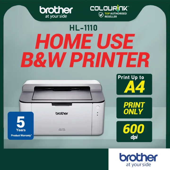 Brother HL-1110 Print Only A4 Mono Laser Printer Laser Monochrome Black & White support OTG similar LBP6030 M12A 107A P2506