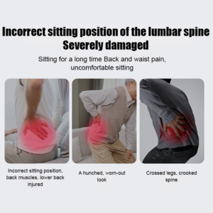 Petal spine chair cushion correct sitting posture