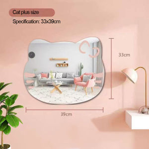 cute mirror sticker wall acrylic mirror wall sticker self-adhesive mirror