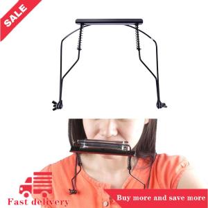 [COD] Adjustable Suitable 10 Hole Harmonica Neck Rack Mount Holder Stand