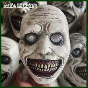 Aolie Horror The Exorcist Smiling Face Demon Mask Cosplay Creepy Ghost Skull Plastic Masks Halloween Carnival Party Costume Prop