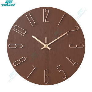 2024100% xác thực!!12 "thời trang đồng hồ treo tường im lặng không đánh dấu báo thức hình tròn đồng hồ cho nhà phòng ngủ phòng khách trang trí văn phòng