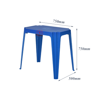 Study Desk Plastic / Study Table / School Furniture / School Tuition Table / Student Desk / Meja Sekolah