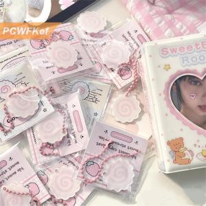 【PCWFKef】 พวงกุญแจแผ่นปลาน่ารักสีชมพูม้วนอัลบั้มกระเป๋านักเรียนจี้กระเป๋าคู่น่ารักให้ของขวัญกันและกัน