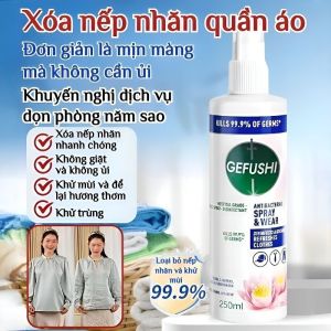 🚀Khử Nhăn Tức Thì/Khử Mùi Hiệu Quả🌿Xịt Chăm Sóc Quần Áo Dịu Nhẹ/Xịt Khử Mùi Thức Ăn Nhanh Chóng/Xịt Chăm Sóc Trang Phục Đa Năng/Xịt Khử Mùi Thuốc Lá Triệt Để/Xịt Bảo Vệ Vải Bền Vững Xịt Chống Nhăn Tiện Lợi/Không chất độc hại