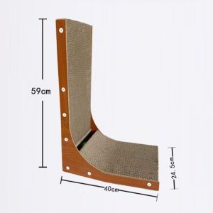 🦴B.T.🦴ที่ลับเล็บแมว ที่ฝนเล็บแมว กระดาษลูกฟูกลับเล็บแมว แท่นสำหรับแมวข่วนลับเล็บแมว ของเล่นแมว อุปกรณ์เลี้ยงแมว