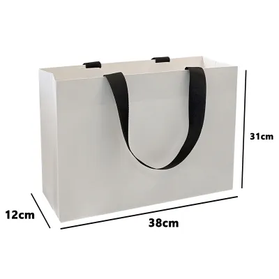 ถุงกระดาษพรีเมี่ยม Elegant Paper Bag แพ็คเกจจิ้ง ถุงกระดาษหนา สำหรับงานแต่ง ของขวัญ