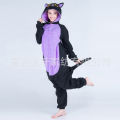 Pokemon Factory Direct Supply Animal Cartoon  Pajama Purple Belly Midnight Cat Hooded Long Sleeve Cute Blue Pajamas Couple. 