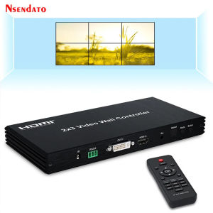 2X3 HDMI TV Video Wall Controller Processor 2x3 2x2 3x2 4x1 5x1 6x1 6 Screen HDMI TV Video Wall Stitching Processor Splicer