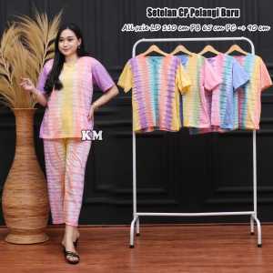 SETELAN CP DEWASA TERMURAH BAHAN KAOS ADEM MOTIF LUKIS CANTIK matahari baru pelangi baru/DASTER DEWASA TERLARIS TERMURAH TERBAIK TERNYAMAN SANTAI KEKINIANN