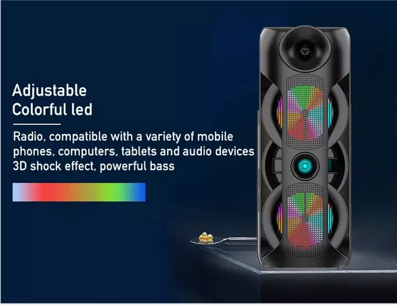 WK Design SP260 Bluetooth Speaker Fabric Bass Wireless, Audio, Soundbars,  Speakers & Amplifiers on Carousell