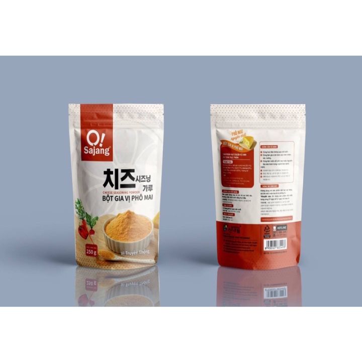 [GIÁ SỈ] 250g Bột phô-mai Lắc Hàn Quốc Lắc Bánh Gạo Khoai Tây (bao bì ...