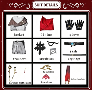 Genshin Impact Tartaglia Childe Cosplay Costume Full Set With Wig Option Anime Outfit For Cosplay Event Halloween Comic Con