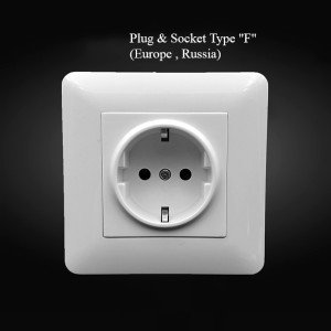 Plug and Socket Type F ( EUR & RUS)