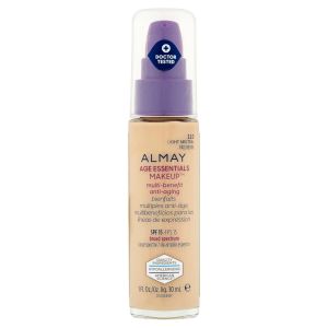 Kem nền trang điểm chống lão hóa ALMAY AGE ESSENTIALS MAKEUP multi-benefit anti-aging 30ml 110 LIGHT NEUTRAL SPF 15 che phủ khuyết điểm và làm đều màu da của Mỹ