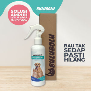 Bulubolu Odor Control Spray Penghilang Bau Pesing/Kotoran Hewan dan Segala Bau Tak Sedap Membunuh Bakteri dengan Aroma Lavender Lemongrass 250ml (Varian BREEZE)
