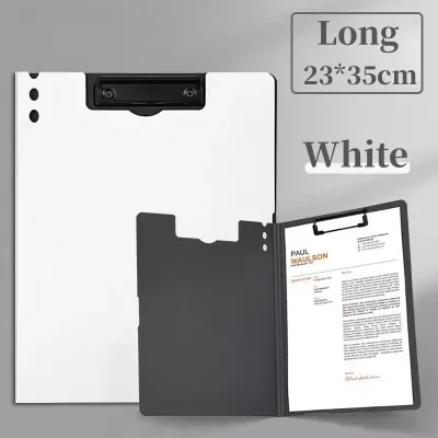 TORAS A4 folder double Long clamp data special loose leaf file storage archive clip writing board
