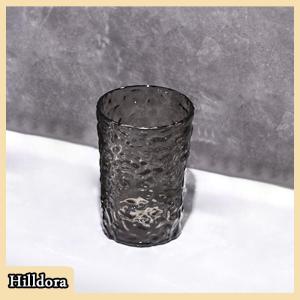 [Hilldora] Plastic Mouthwash Toothbrush Cup With Handle Home Bathroom Tumblers Portable Mug Transparent Toothbrush Holder