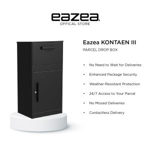 Eazea Parcel Drop Box with Digital Keylock Keyless Secure (Parcel Box | Delivery Box | Grabfood Box | Parcel Locker)