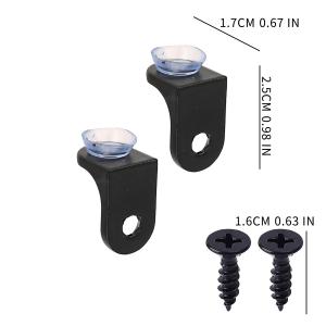 1/10Sets Suction Cup Glass Shelf Support Bracket Wall Mounted Fixing Corner Brace Furniture Cabinet Bookshelf Support Holder