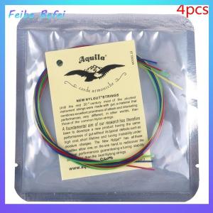 [Feibe Befei] 4PCS Ukulele Guitar String Set Colorful Nylon Strings for 21 23 26 Inch Ukulele