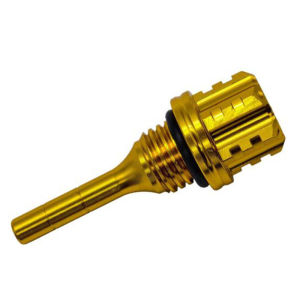 Universal Motorcycle Engine Oil Dipstick Aluminum Alloy Style Hexagon Plum Blossom Oil Dipstick