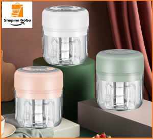 Electric Garlic Masher Automatic Garlic Crusher Chopper Portable USB Charging Blend Garlic Chilli Baby Food