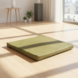 เบาะนั่งสมาธิ รุ่นPlush หนา2นิ้ว เบาะนั่งอเนกประสงค์ นั่งสบาย หุ้มหนังPVCเกรดA 51*51*6cm