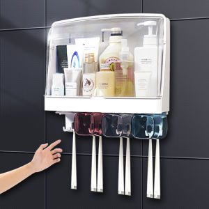 HKStorage Hộp Lưu Trữ Mỹ Phẩm Đồ Dùng Vệ Sinh Treo Tường Bài Viết Giá Lưu Trữ Chăm Sóc Da Kệ Trên Bàn Phòng Tắm Giá Gắn Tường Hàng Đầu