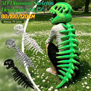 80/100/120cm Realistic Dinosaur Skeleton Costume Set Funny Headgear Cosply Dress up Clothing Soft Toys Creative Gifts2026