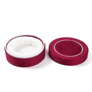 INGER Vintage Embroidery Bracelet Box Luxury Jewelry Display Pendant Necklace Ring Storage Fashion Packaging Box Velvet Jewelry Box Women