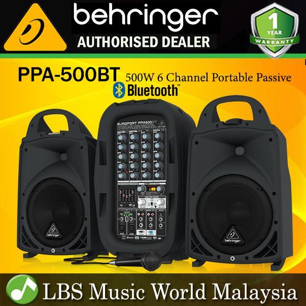 Behringer Europort PPA-500BT 500W Channel Portable PA System