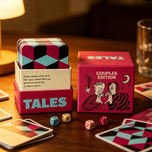 Tales Story Dice Game Couples & Family Edition Interactive Storytelling Game for Date Night & Family Part Creative Tabletop Game