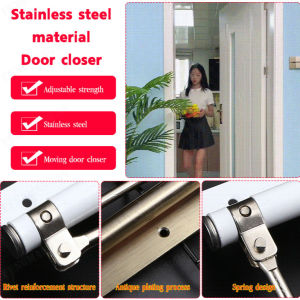 2XRjYycM คุณภาพสูง บานพับปิดประตูอัตโนมัติสแตนเลส