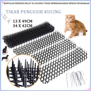 LateHome Tikar Pengusir Kucing Taman Anti Kucing Anjing Repellents Mat Jera Spike Mat