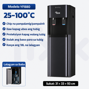Tixx Water Dispenser Hot 95℃ and Cold 25℃ Bottom Load Freestanding