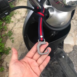 Motorcycle Hooks Universal Front-mounted No-Drill Electric Bike Grocery Hanging Hook Multifunctional Motorbike Hook Clasp Thick Front Hook