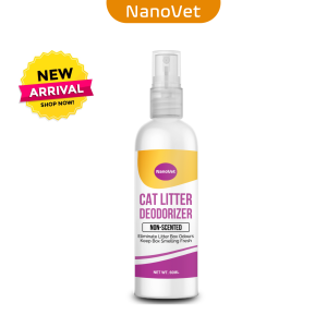 Nanovet Cat Litter Deodorizer Non-Scented 60ML