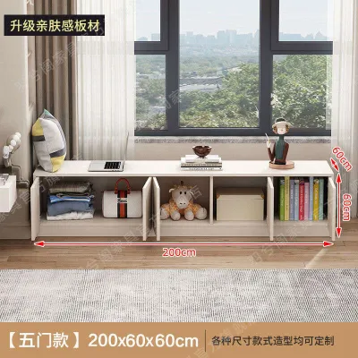 bay window cabinet Bay Window Storage window seat cabinet Low Cabinet Floor Cabinet Solid Wood Can Sit On The Floor Window Sill Storage Cabinet