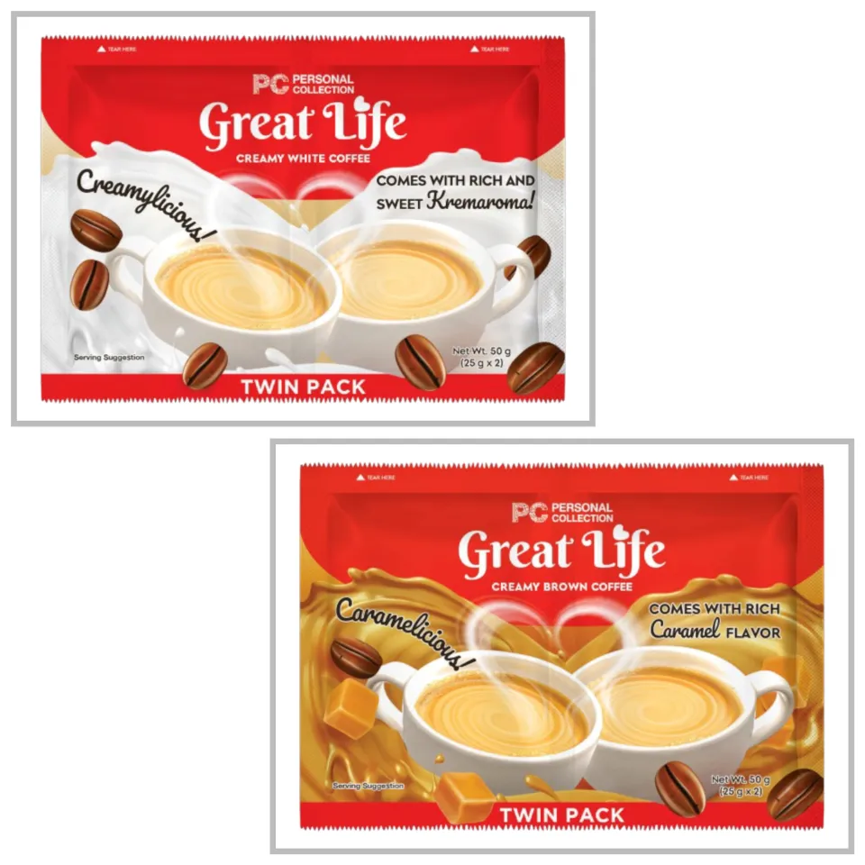 Great Life Instant Coffee Creamy White (Twin Pack) 10s