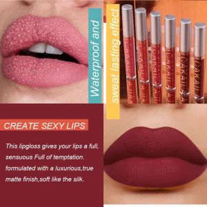 [Ready Stock] SACE LADY Waterproof Liquid Lipstick Matte Nonstick Cup Lasting Lipstick 3pcs Set