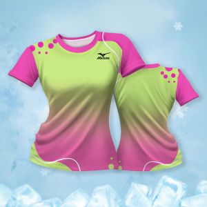 MIZUNO Gym Outfit For Women Zumba Wear Jogging Attire For Women Drifit T Shirt Yoga Sport Womens T-Shirts Outdoor Running Short Sleeve