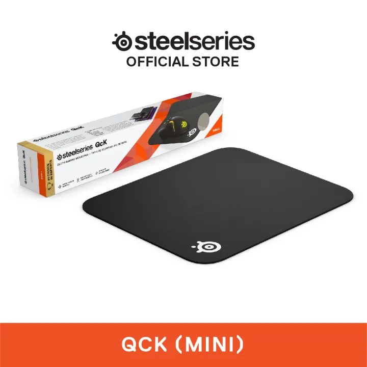 SteelSeries QcK Small Gaming Mouse Pad 250mm x 210mm x 2mm Micro-Woven Cloth Durable And Washable Mousepad 63005