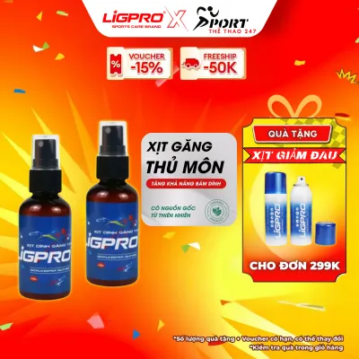 Chai Xịt găng LIGPRO [50ML] Tăng độ bám dính và cấp ẩm cho găng Tay Thủ Môn