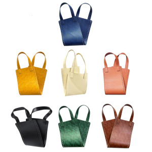Crochet Repair Tool PU Leather Bag Bottom Handles Crafting Parts For Handmade Crochet Handbag Bags Making Accessories