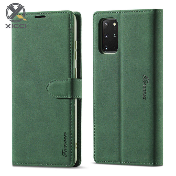 XICCI Retro Leather Flip Card Wallet Case for Samsung A21/A31/A51/A71  Samsung Note 10 Lite/A81 S10 Lite/A91 Magnetic Stand Flip Cover Shockproof  Phone