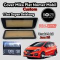 Cover Plat Nomer Mobil Acrylic Jazz RS Custom ( Sepasang ). 