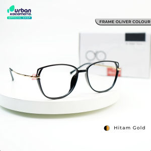 Djava x Urban - Frame Oliver - Kacamata Korea Semi Cateye Lentur Reguler