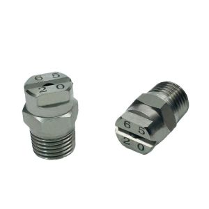 Stainless Steel Thread Fan Nozzle High Pressure Washer Industrial Dust Removal Tip
